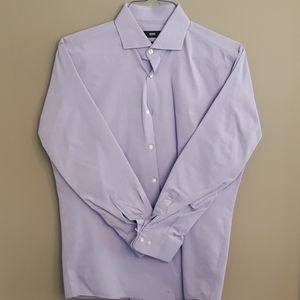 Mens purple dress shirt, diamond pattern